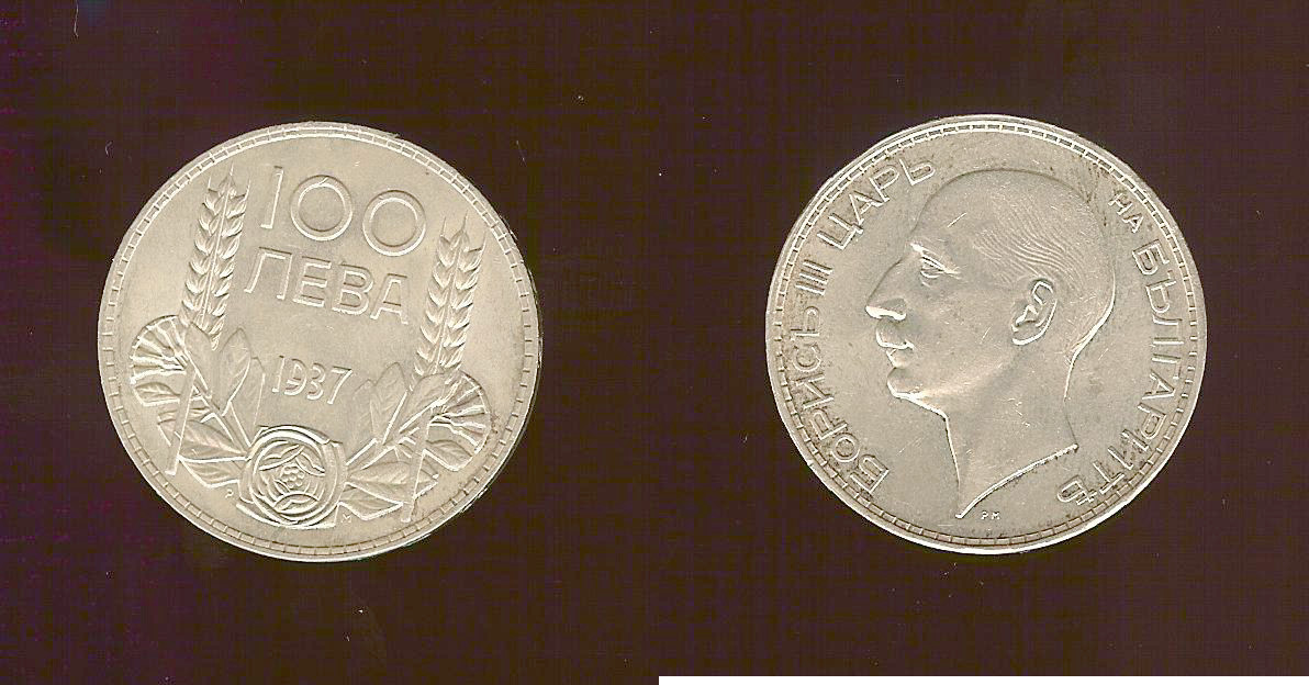 Bulgaria 100 leva 1937 Unc